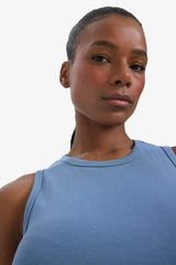 DeFactoFit Crop Top Crew Neck Modal Sports Tank Top