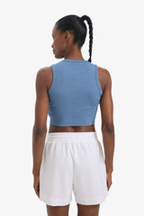 DeFactoFit Crop Top Crew Neck Modal Sports Tank Top