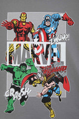 Boys Marvel Comics Crew Neck Short Sleeve T-Shirt