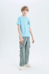 Boys Marvel Avengers Crew Neck Short Sleeve T-Shirt