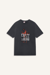 Regular Fit Crew Neck Printed T-Shirt