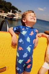 Baby Boy Dinosaur Patterned Swimsuit