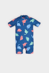 Baby Boy Dinosaur Patterned Swimsuit
