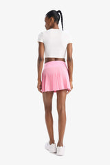 DeFactoFit Standard Fit Pleated Woven Skirt with Tights Inside