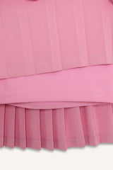 DeFactoFit Standard Fit Pleated Woven Skirt with Tights Inside