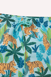 Baby Boy Patterned Micro Swim Shorts