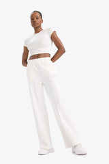 DeFactoFit Wide Leg Double Pocket Standard Length Sports Trousers
