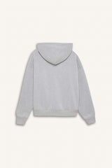 Oversize Wide-Mould Hooded Printed Thick Sweatshirt