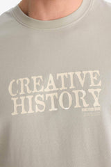 100% Cotton Regular Fit Crew Neck Printed Short Sleeve T-Shirt