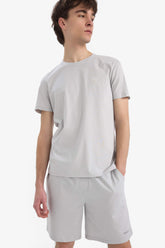 Cotton Slim Fit Crew Neck Printed Short Sleeve T-Shirt