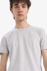 Cotton Slim Fit Crew Neck Printed Short Sleeve T-Shirt