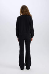 2pcs Set Basic Flat Bike Collar Top Flexible Long Bottom