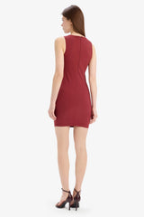 Bodycon Crew Neck Mini Dress