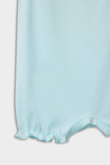 Baby Girl Newborn Floral Combed Cotton 2-Piece Short Sleeve Jumpsuit