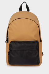 Men Faux Leather Backpack