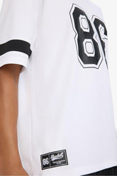 DeFactoFit Quick Dry Oversize Wide Mold V Neck Printed Sports Short Sleeve T-Shirt