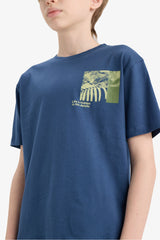 Boys Crew Neck Printed Short Sleeve T-Shirt