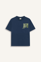 Boys Crew Neck Printed Short Sleeve T-Shirt