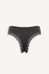 Lace Detailed 3 Strap Slip Panties-Fall in Love