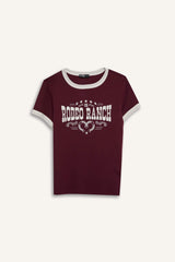 Coool Regular Fit Cycling Collar Printed Ribana Short Sleeve T-shirt