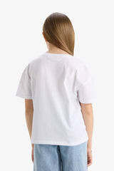 Girls Harry Potter Relax Fit Crew Neck Short Sleeve T-Shirt