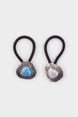 Women 2-Pack Natural Stone Look Latch Buckle