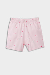 Baby Girl Disney Winnie The Pooh Pajama Set Short Sleeve Cotton Top Elastic Waist Shorts