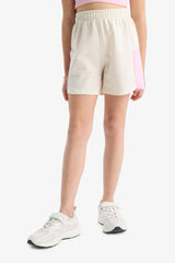 Girl 2-Piece Set Printed Sleeveless T-Shirt Shorts