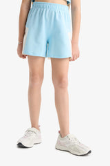 Girl 2-Piece Set Printed Sleeveless T-Shirt Shorts