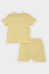 Baby Boy Disney Winnie The Pooh Pajama Set Short Sleeve Combed Cotton Top Elastic Waist Shorts