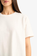 Oversize Wide Pattern Crew Neck Short Sleeve T-Shirt