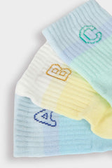 Baby Boy Non-Slip Sole 3-Pack Cotton Long Socks