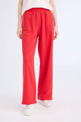 Cool Wide Leg Sweatpants Basic Plain Elastic Waist Wide Leg