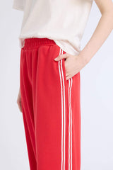 Cool Wide Leg Sweatpants Basic Plain Elastic Waist Wide Leg