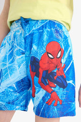 Boy Regular Fit Spiderman Licensed Swim Shorts