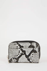 Women's Snake Pattern Zippered Coin Wallet