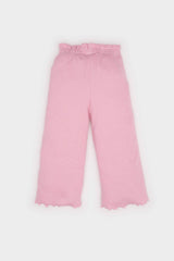 Baby Girl Wide Leg Wide Pleated Legs Eyelash Pants