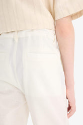 Boy Carrot Fit Standard Leg Linen Look Trousers