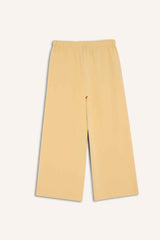 Straight Leg Linen Blend Capri