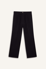 Normal Waist Standard Size Wide Leg Linen Blended Palazzo Pants With Wide Leg Zipper