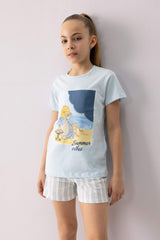 Girl Regular Fit 2 Piece Pajama Set