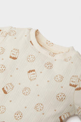 Baby Boy Dinosaur Printed Corduroy 2 Piece Set