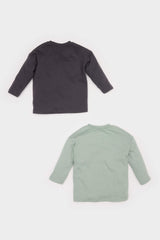 Baby Boy Newborn Printed Cotton 2 Piece T-Shirt