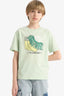 Boy Crew Neck Printed Short Sleeve T-Shirt