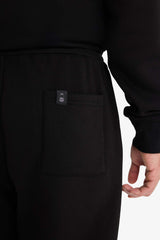 Regular Fit Basic Plain Jogger Sweatpants with Tied Waist, Pockets and Elasticated Legs