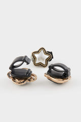 Women 5-Piece Stone Detailed Slipper Ornament