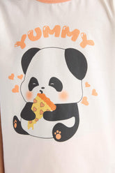 Girl Children Pajama Set Short Sleeve Pajama Mounted Flexible Certain Shorts Pajamas Under