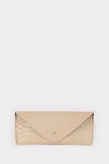 Women Snake Skin Patterned Sunglasses Pouch