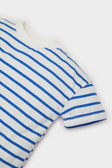 Men's Baby Bike Collar Striped Short Sleeve T-Shirt