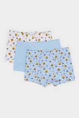 Boy Patterned 3 Piece Boxers
